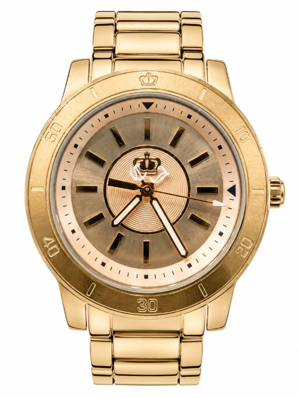 Juicy Couture Gold-Tone Women's Watch – Crown Logo Bracelet Fashion Quartz Watch